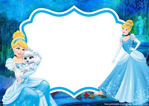 Cinderella Invitation Template